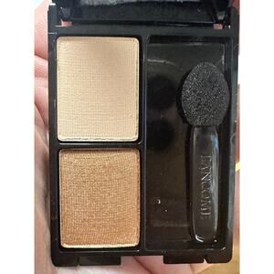 NOS Lancome Maquiriche Creme Powder Eye Shadow Duo Coquille and Burnt Sand .05